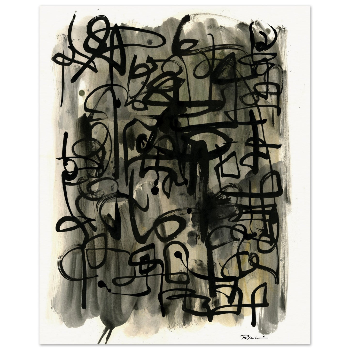 Scribble in Brown