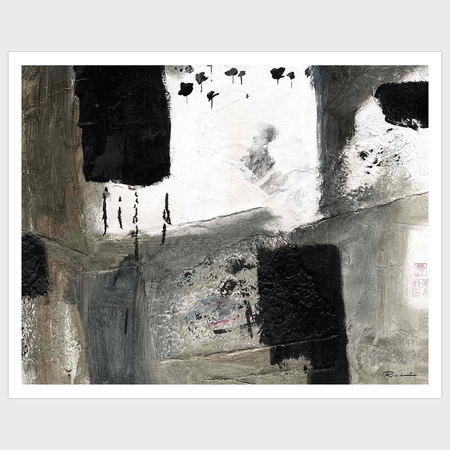 Fine art print. 4 Structures