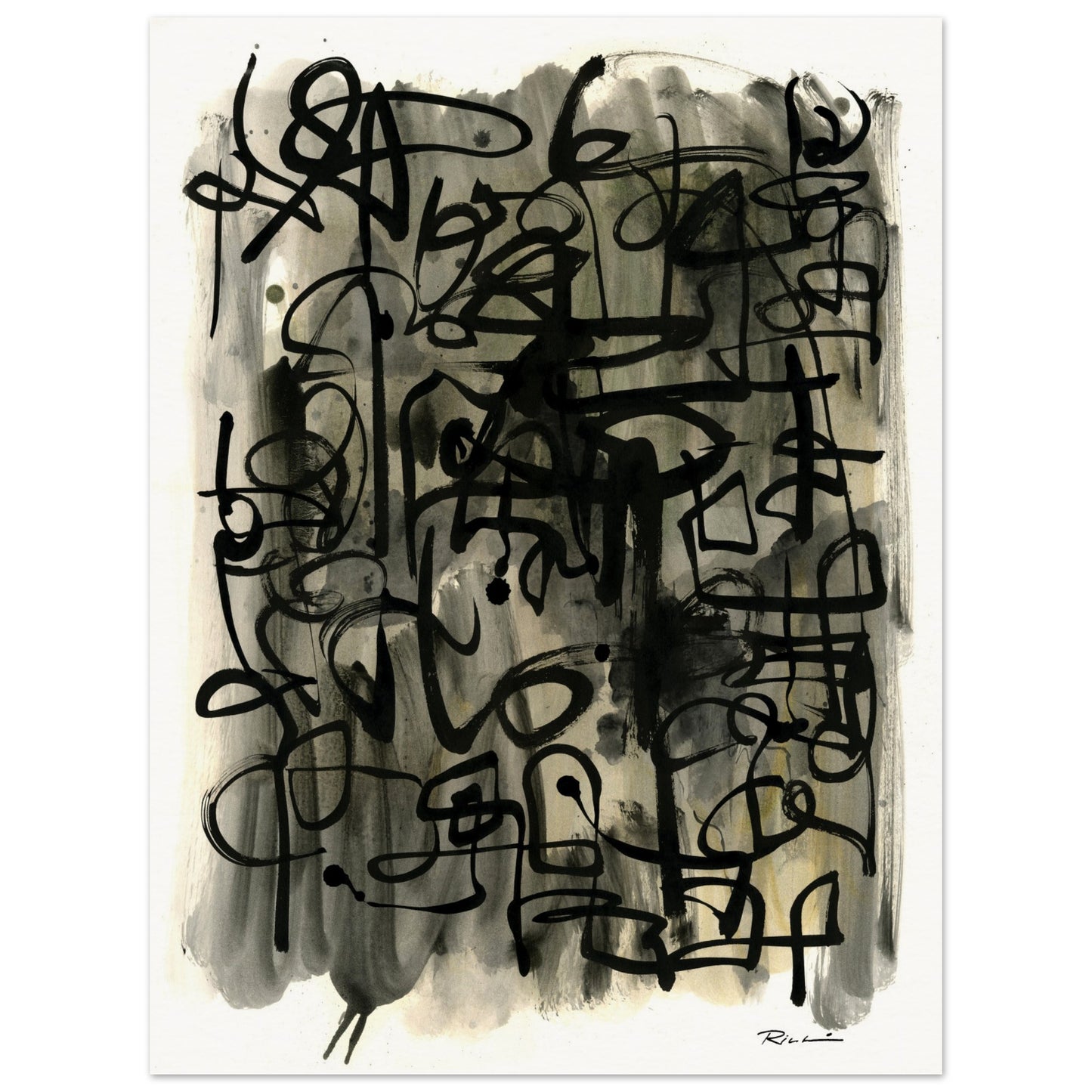 Scribble in Brown