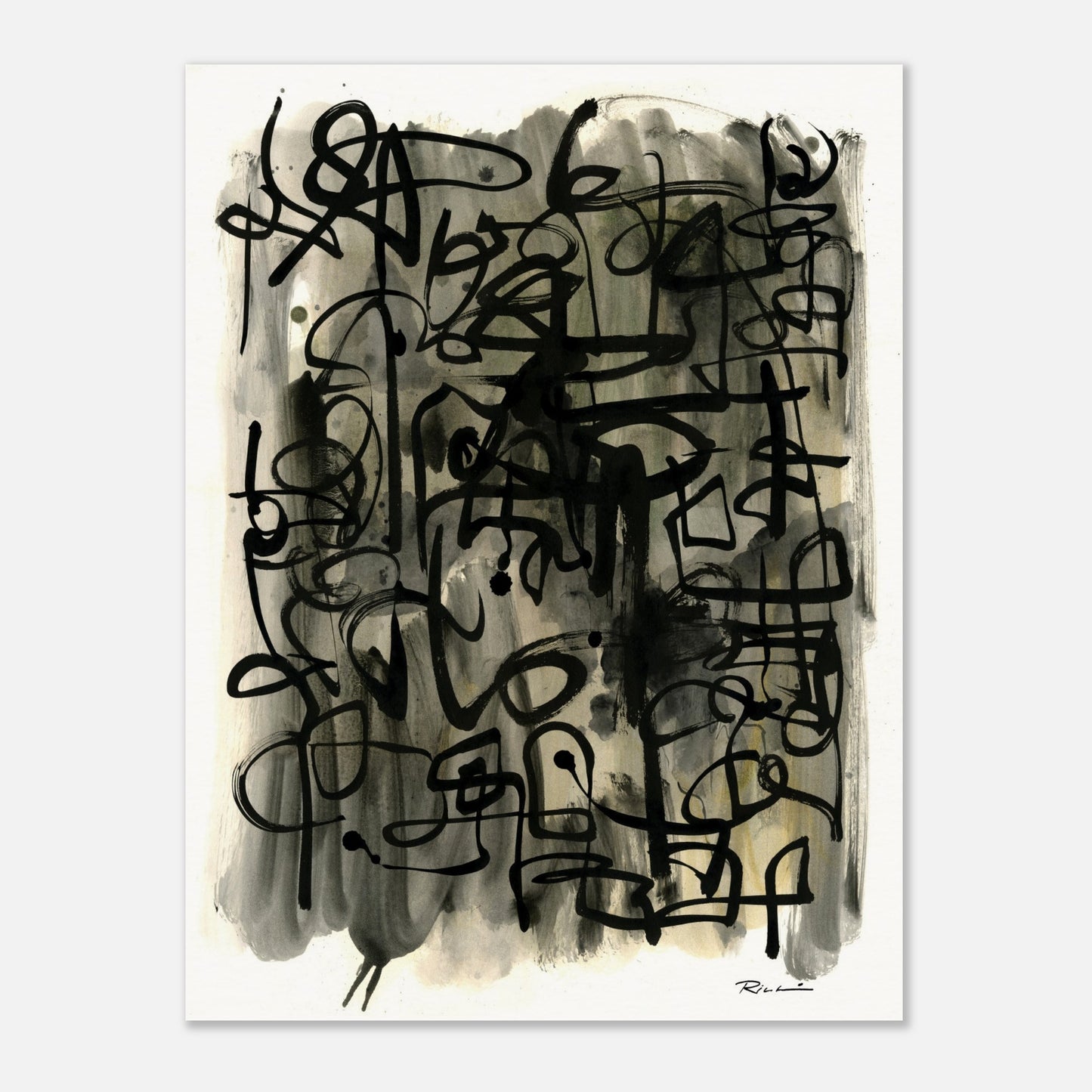 Scribble in Brown