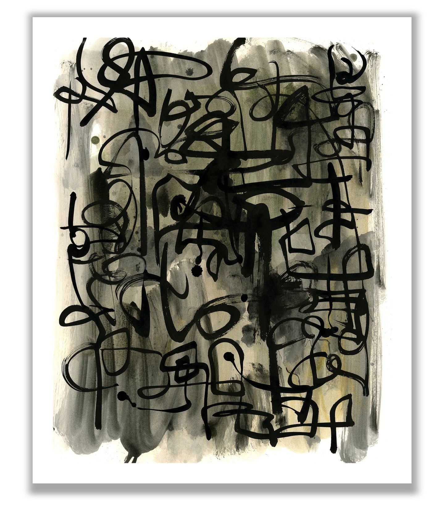 Scribble on Grey