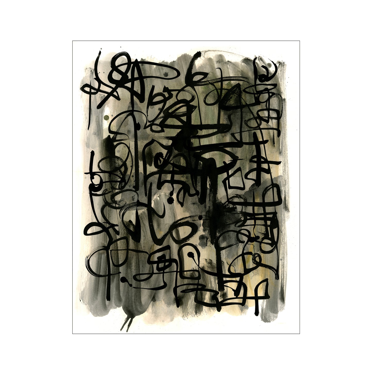 Scribble on Grey