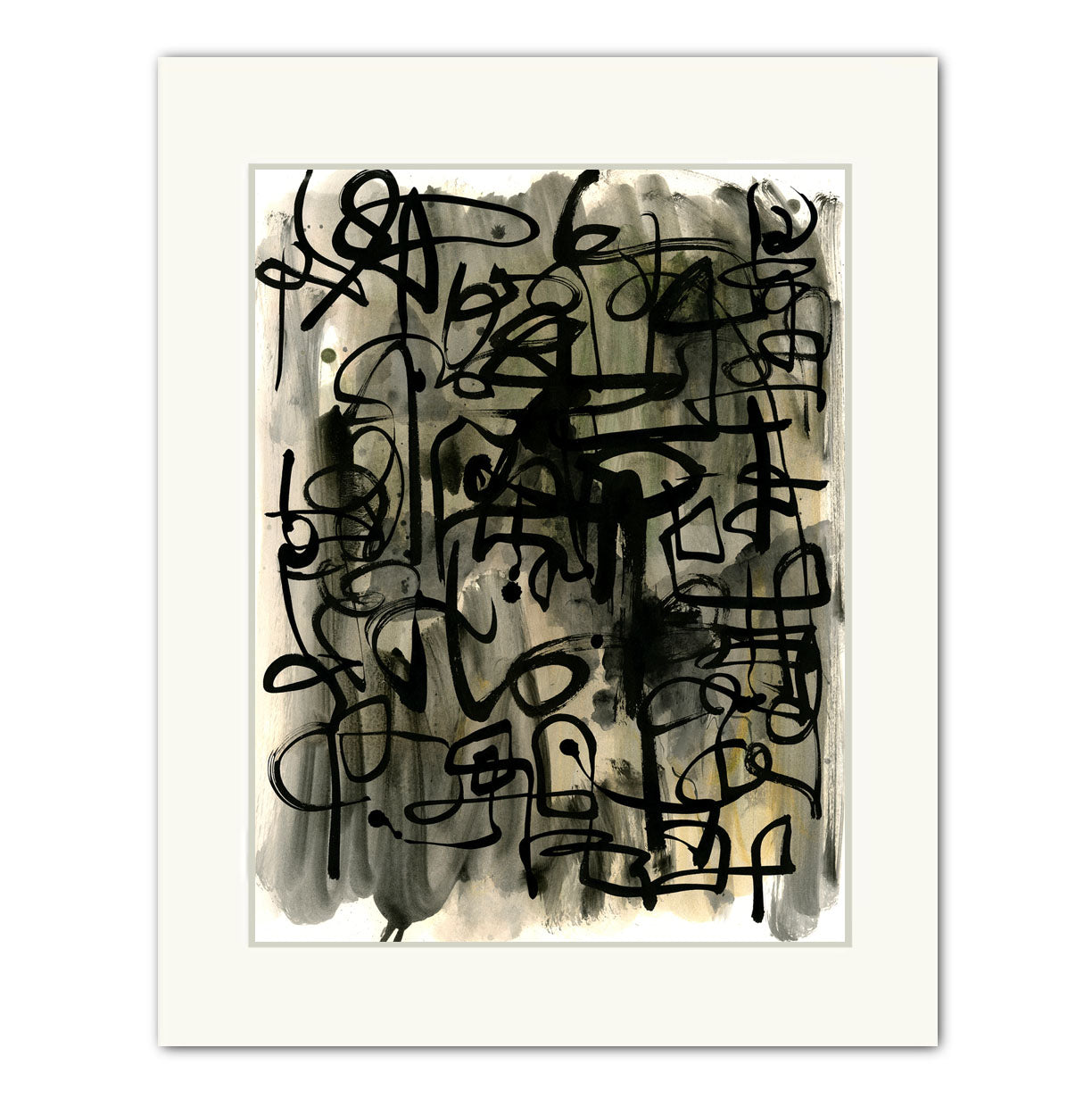 Scribble on Grey