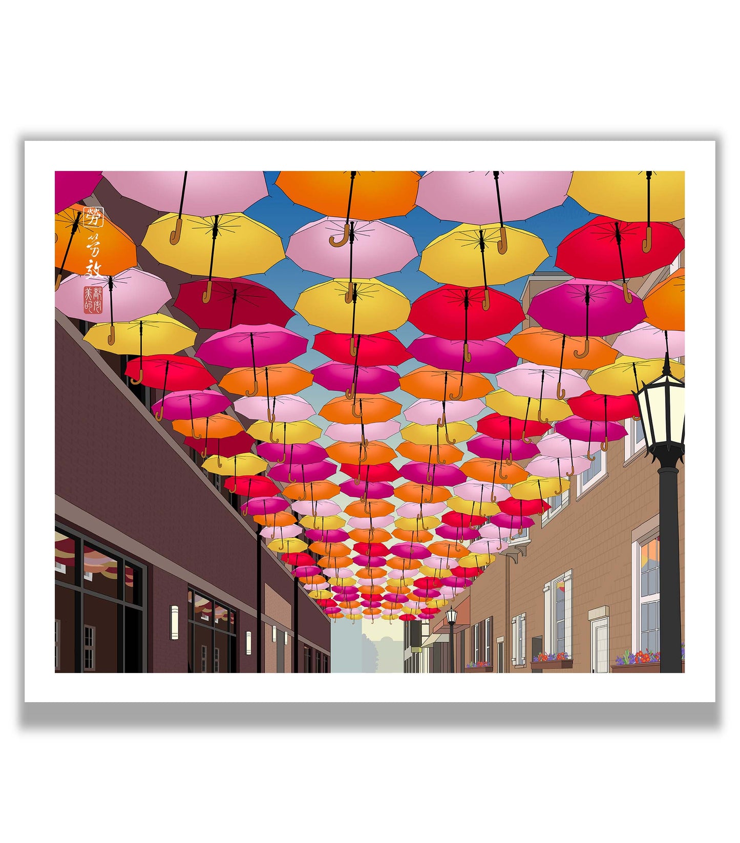 Elmhurst Umbrella Sky Project