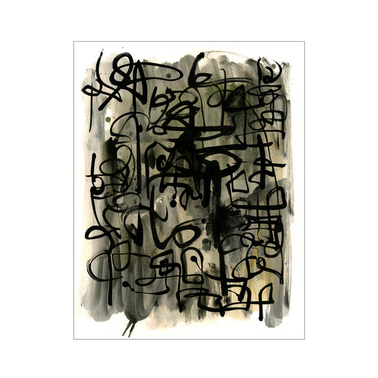 Scribble on Grey