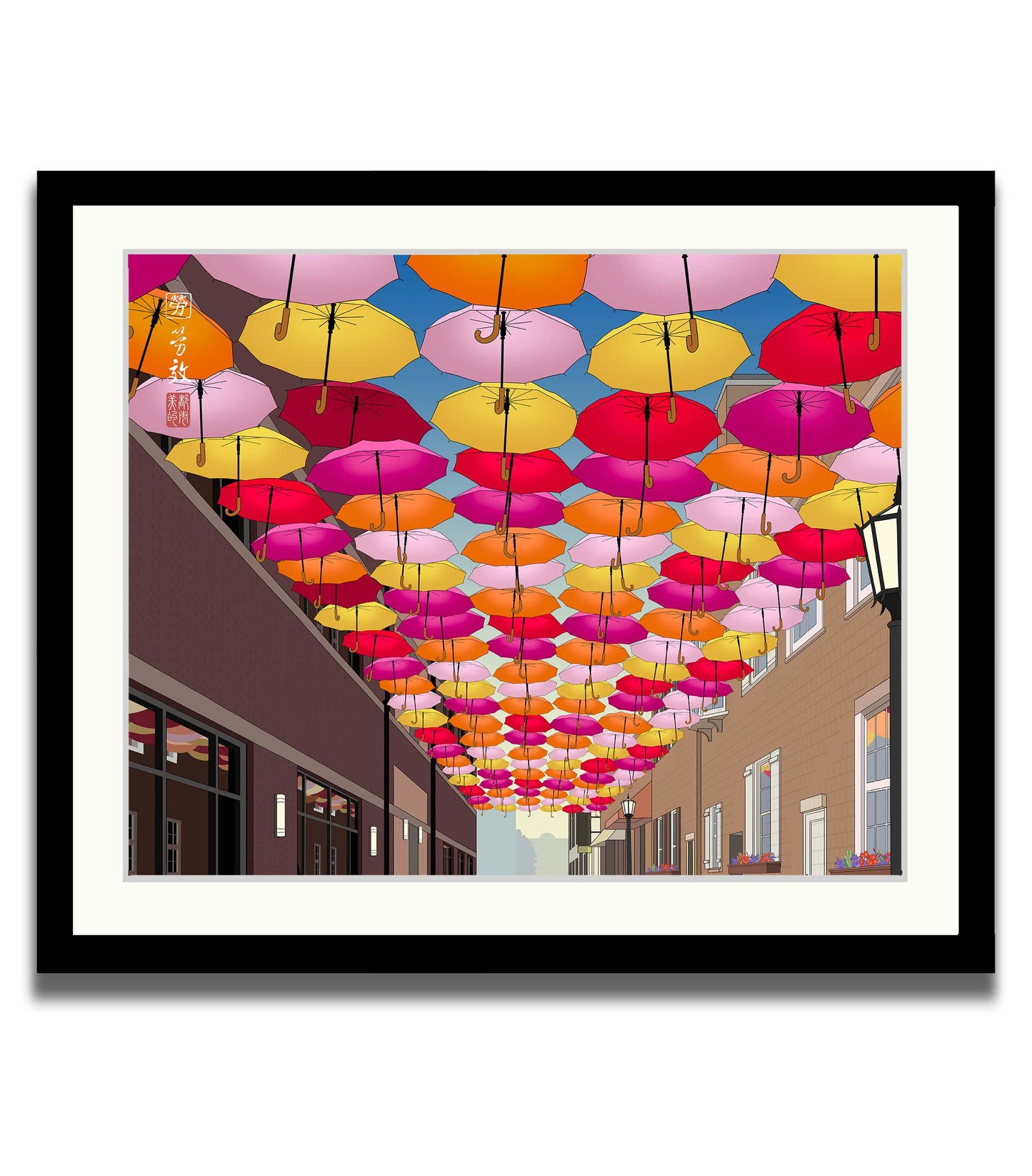 Elmhurst Umbrella Sky Project