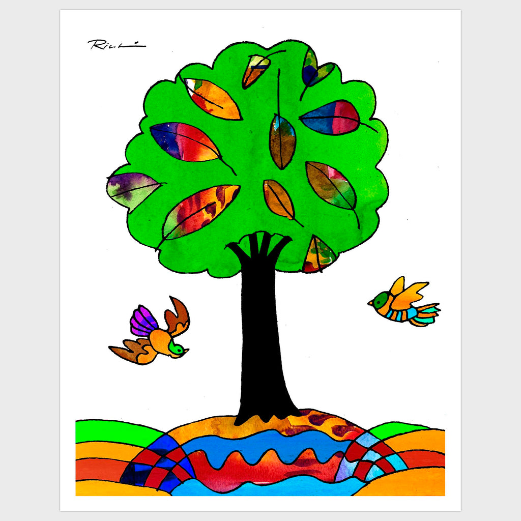 Art for sale. Happy Tree.