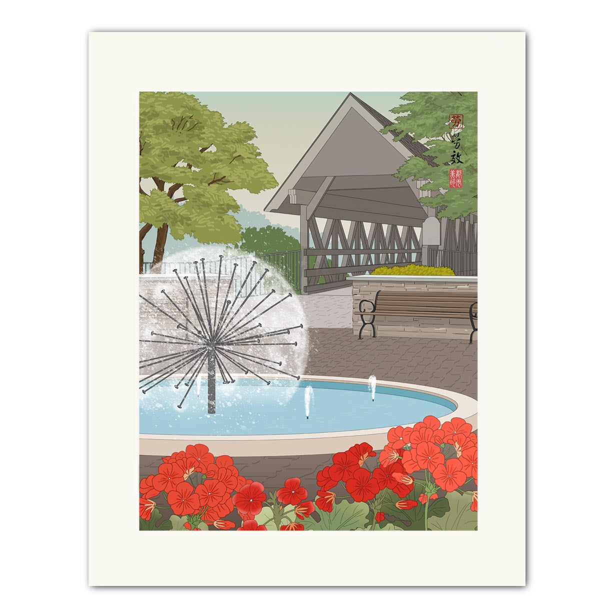 Naperville Dandelion Fountain