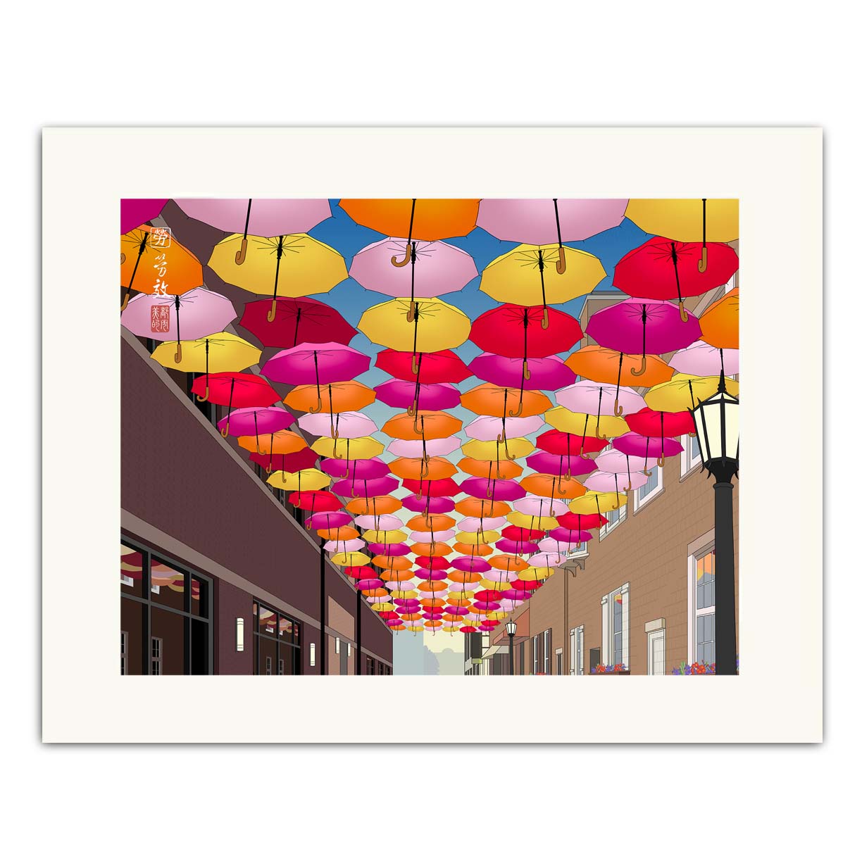 Elmhurst Umbrella Sky Project