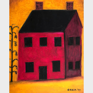 Open image in slideshow, Red House on the Hill
