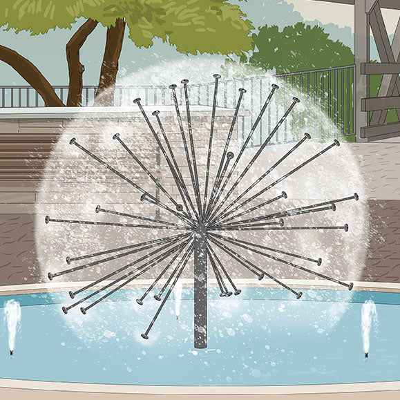 Naperville Dandelion Fountain