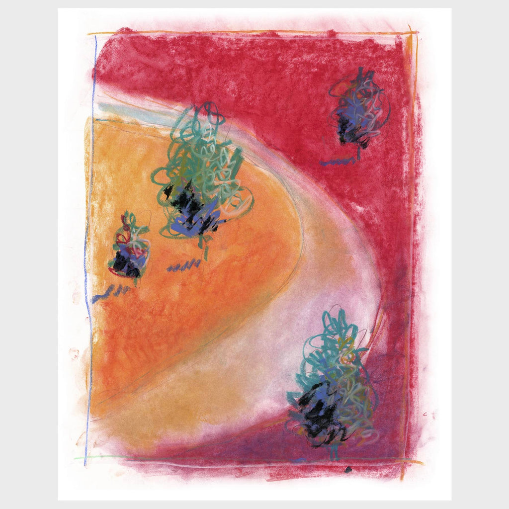 The Curve. Pastel Landscape. Art for sale. Licensing available.